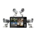 Sumvision Hawkeye CCTV 4 Channel DVR Recorder System with 4 Cameras + Built in LCD