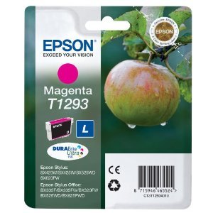Epson T1293 / C13T12934010  Magenta Original Genuine Ink Cart Cartridge - Apple