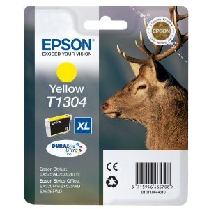 Epson T1304 / C13T13044010 Yellow Original Genuine Ink Cart Cartridge - Apple