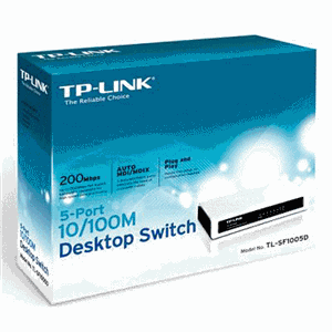 TP-Link TL-SF1005D Wired 5-port 10/100Mbps Mini Desktop Switch