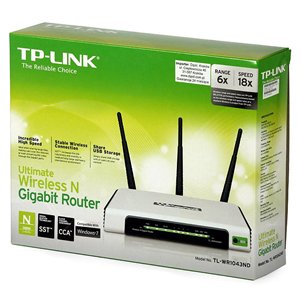 TP-Link TL-WR1043ND Ultimate Wireless N 300Mbps Gigabit Switch and Router 