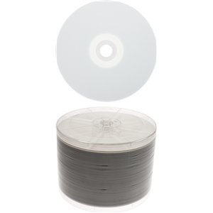 Ritek Full Face White Inkjet Printable DVD-R 8x 4.7GB / 120 Minutes Blank Discs 50 Pack