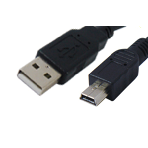 USB 2.0 Male to USB Mini B 5 Pin Digital Camera Interface Data Cable Lead 2 Metre(023)