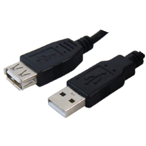 USB 2.0 A Male to A Female Extension Lead 2 Metre(016)