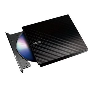 Asus SDRW-08D2S-U 8x External Slim DVD Writer DVDRW Drive USB Black