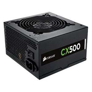 Corsair CX500 Builder Series 500 Watt Power Supply - 80 Plus Bronze Certified