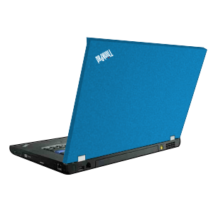 Metallic Blue Lenovo X201 Intel i5 2.4Ghz Laptop - 4Gb - Wi Fi - Windows 7  